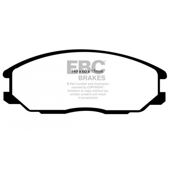 Klocki EBC Brakes Ultimax2 - Hyundai Santa Fe (SM) przód