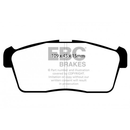 Klocki EBC Brakes Ultimax2 - Subaru Justy 3 przód