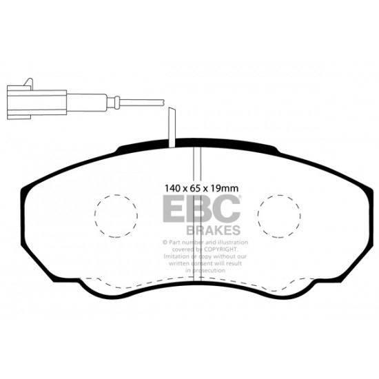 Klocki EBC Brakes Ultimax2 DP1380