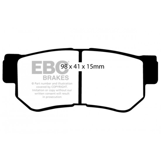 Klocki EBC Brakes Greenstuff - Kia Sportage (KM) tył