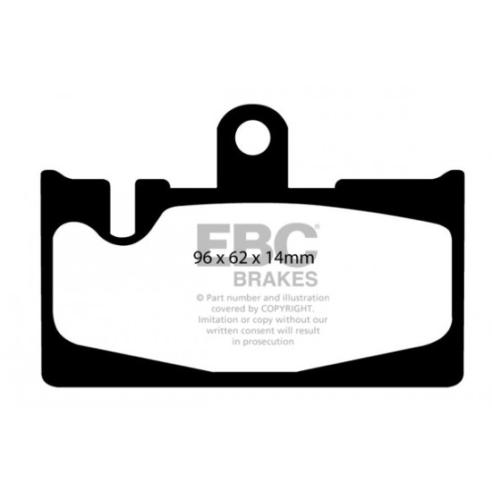 Klocki EBC Brakes Redstuff - Lexus LS (XF30) tył