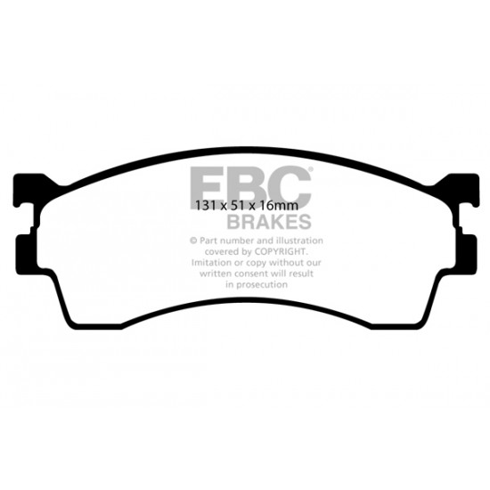 Klocki EBC Brakes Greenstuff - Mazda Premacy (CP) przód