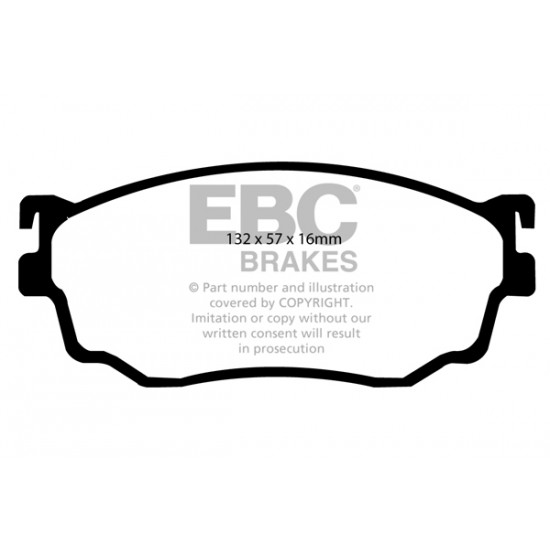 Klocki EBC Brakes Greenstuff - Mazda Premacy (CP) przód