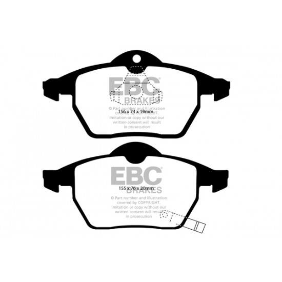 Klocki EBC Brakes Yellowstuff DP41443R