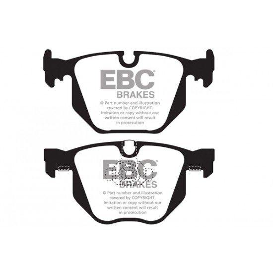 Klocki EBC Brakes Greenstuff - BMW 7 (E65) tył