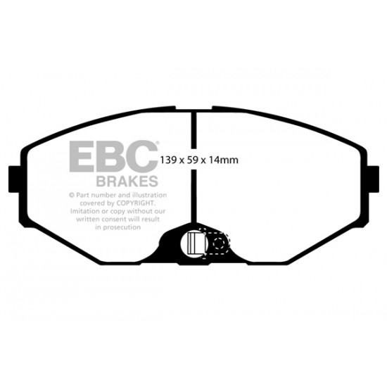 Klocki EBC Brakes Yellowstuff DP41471R