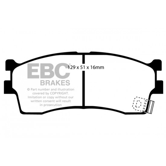 Klocki EBC Brakes Greenstuff DP21475