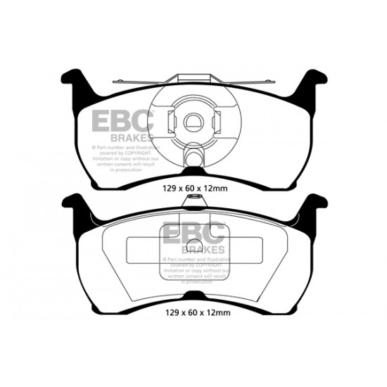 Klocki EBC Brakes Yellowstuff DP41504R