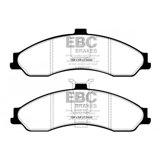 Klocki EBC Brakes Yellowstuff DP41505R