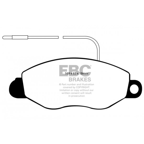 Klocki EBC Brakes Ultimax2 DP1529