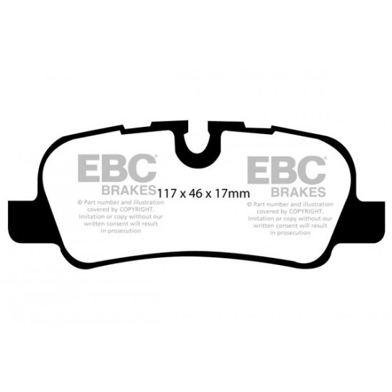 Klocki EBC Brakes Ultimax2 - Range Rover 3 tył