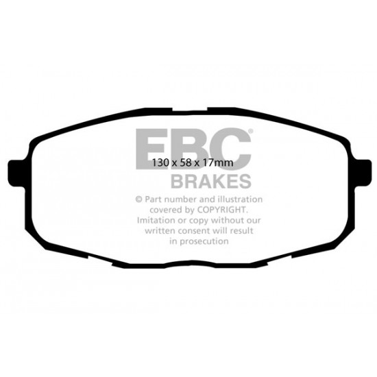 Klocki EBC Brakes Ultimax2 - Kia proceed (ED) przód