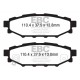 Klocki EBC Brakes Redstuff - Subaru XV tył