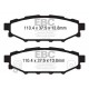 Klocki EBC Brakes Redstuff - Subaru Outback 3 tył