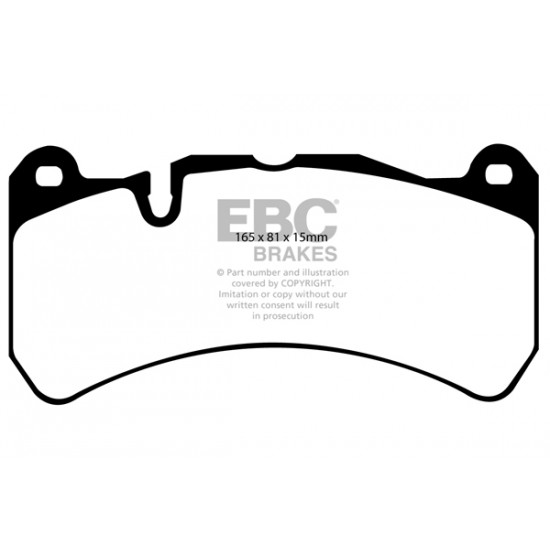 Klocki EBC Brakes Yellowstuff - Mercedes SLK 55 AMG (R171) przód