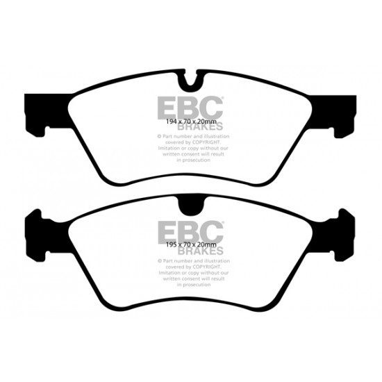 Klocki EBC Brakes Ultimax2 - Mercedes GL (X164) przód