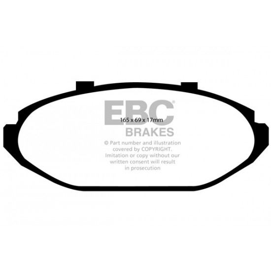 Klocki EBC Brakes Greenstuff DP21615