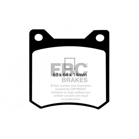 Klocki EBC Brakes Yellowstuff DP4162R