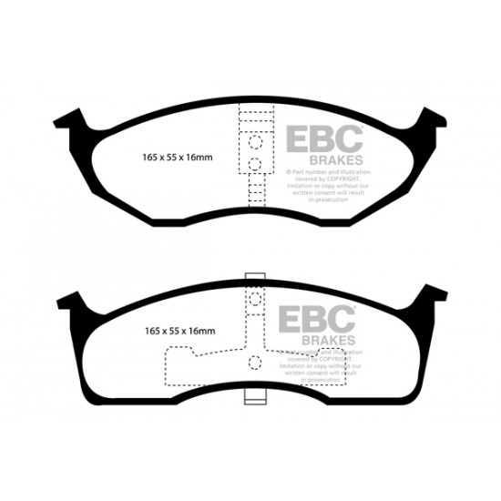 Klocki EBC Brakes Yellowstuff DP41623R