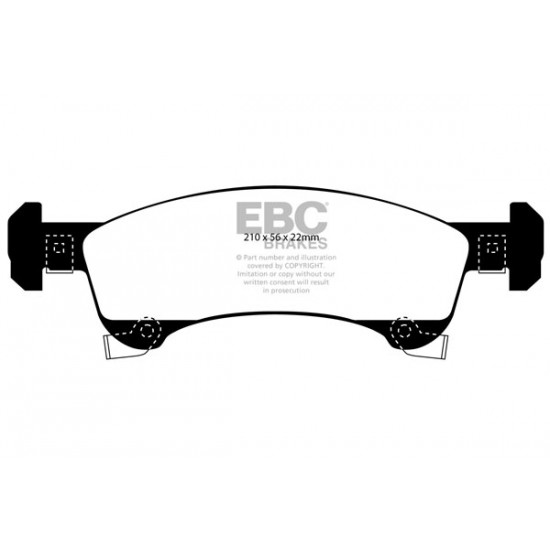 Klocki EBC Brakes Yellowstuff DP41651R