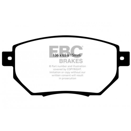 Klocki EBC Brakes Redstuff - Infiniti FX45 (S50) przód
