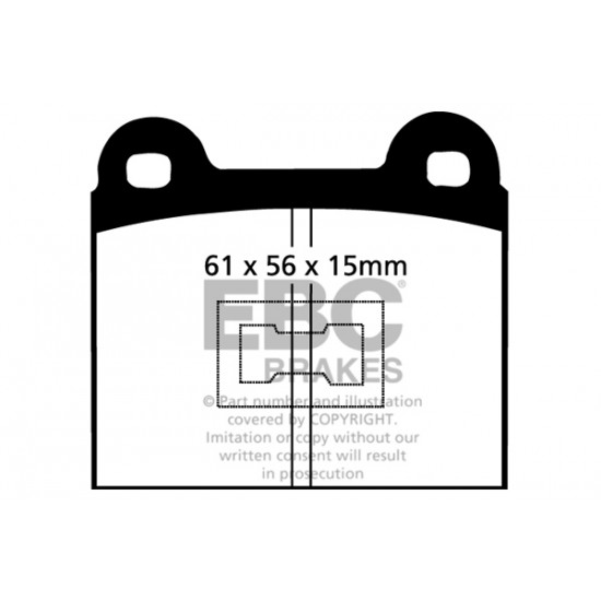 Klocki EBC Brakes Greenstuff DP2174