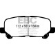 Klocki EBC Brakes Greenstuff 6000 Series 4x4 DP61802