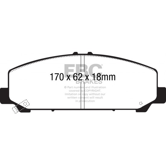 Klocki EBC Brakes Yellowstuff DP41808R