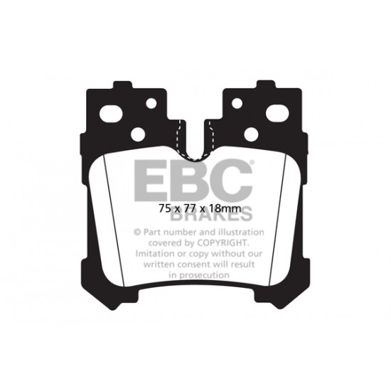 Klocki EBC Brakes Yellowstuff DP41812R