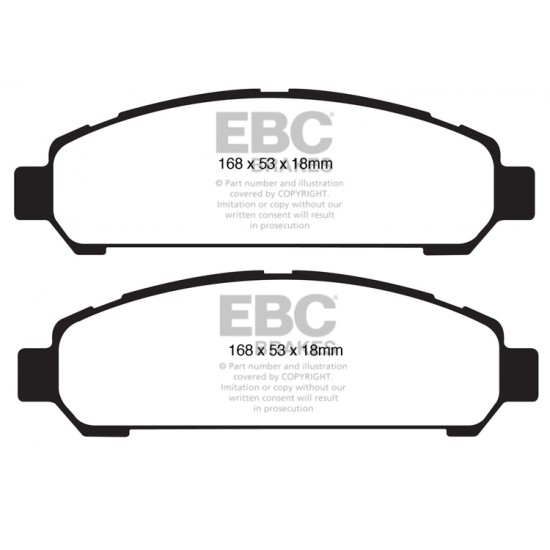 Klocki EBC Brakes Ultimax2 DP1851