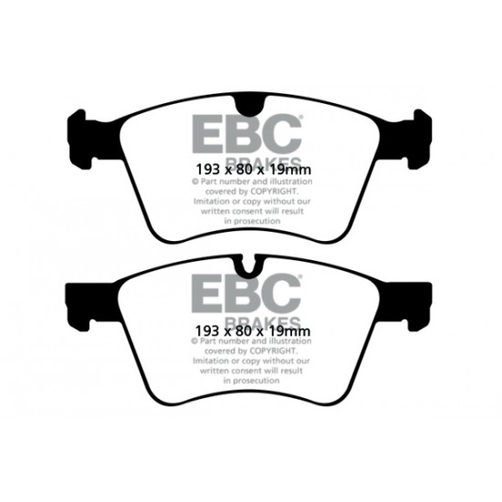 Klocki EBC Brakes Ultimax2 - Mercedes GL (X164) przód