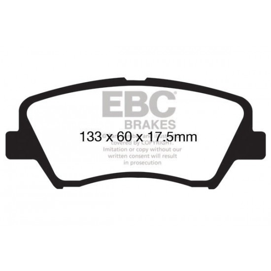 Klocki EBC Brakes Ultimax2 - Kia ceed (JD) przód