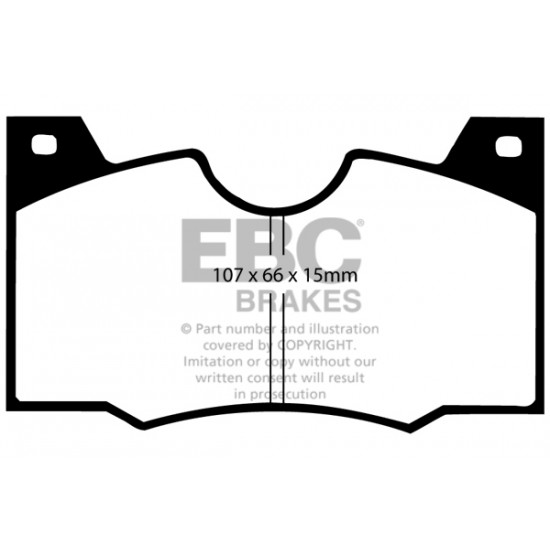 Klocki EBC Brakes Yellowstuff DP4188R