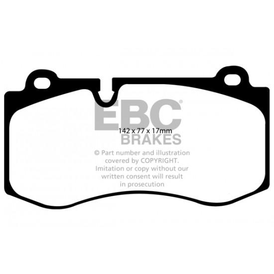 Klocki EBC Brakes Ultimax2 - Mercedes S (W221) przód