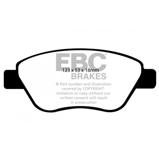 Klocki EBC Brakes Ultimax2 - Opel Adam przód