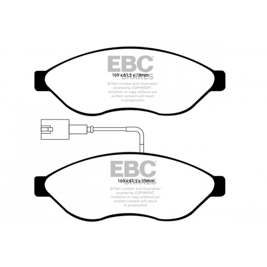 Klocki EBC Brakes Ultimax2 DP1968