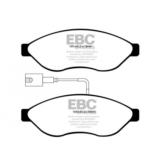 Klocki EBC Brakes Ultimax2 DP1968/2