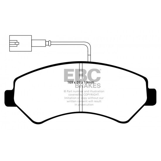 Klocki EBC Brakes Ultimax2 DP1969/2