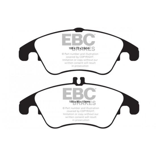 Klocki EBC Brakes Ultimax2 - Mercedes SLK (R172) przód