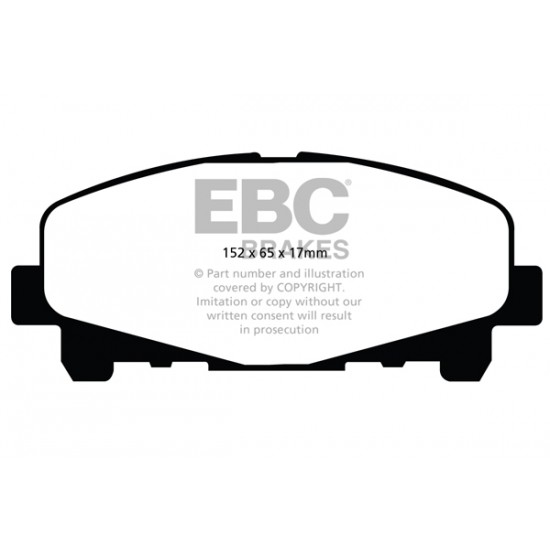 Klocki EBC Brakes Ultimax2 - Honda Accord VIII przód