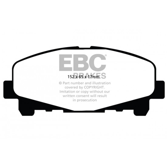 Klocki EBC Brakes Greenstuff - Honda Accord VIII przód