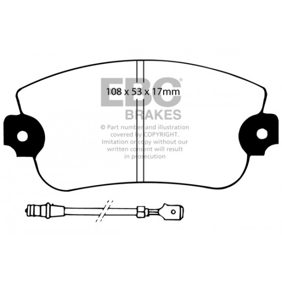 Klocki EBC Brakes Yellowstuff DP4230R