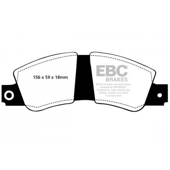 Klocki EBC Brakes Ultimax2 DP267