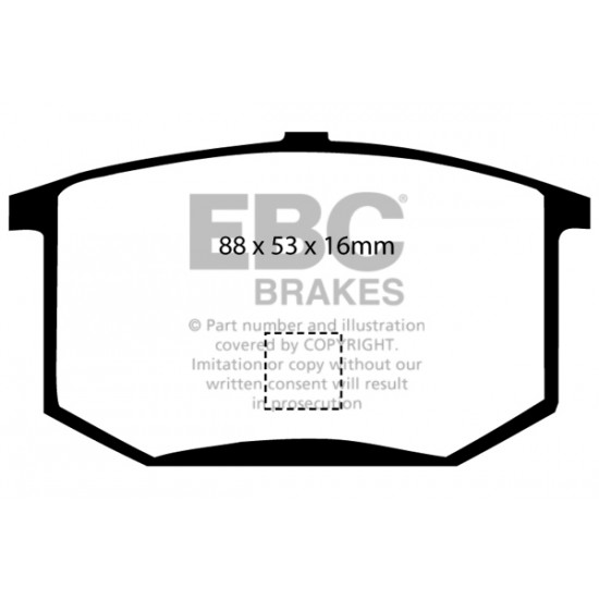 Klocki EBC Brakes Yellowstuff DP4298R