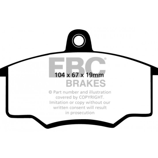 Klocki EBC Brakes Greenstuff DP2310