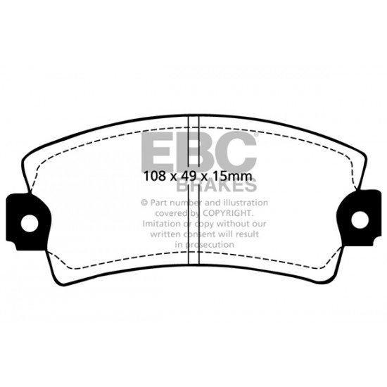 Klocki EBC Brakes Greenstuff DP2317