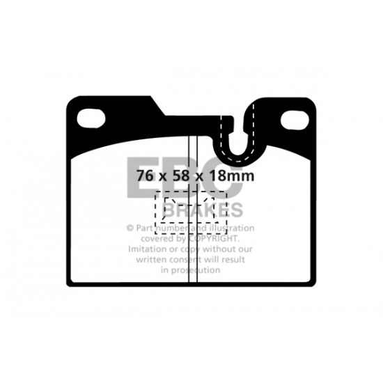 Klocki EBC Brakes Yellowstuff DP4346R