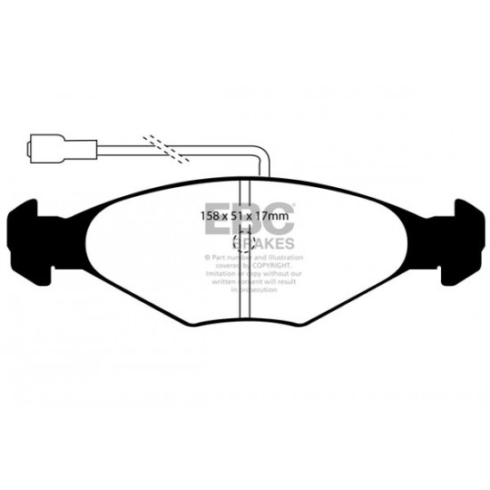 Klocki EBC Brakes Ultimax2 DP384