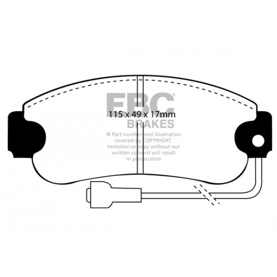 Klocki EBC Brakes Ultimax2 DP385