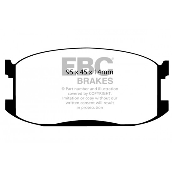 Klocki EBC Brakes Ultimax2 DP387